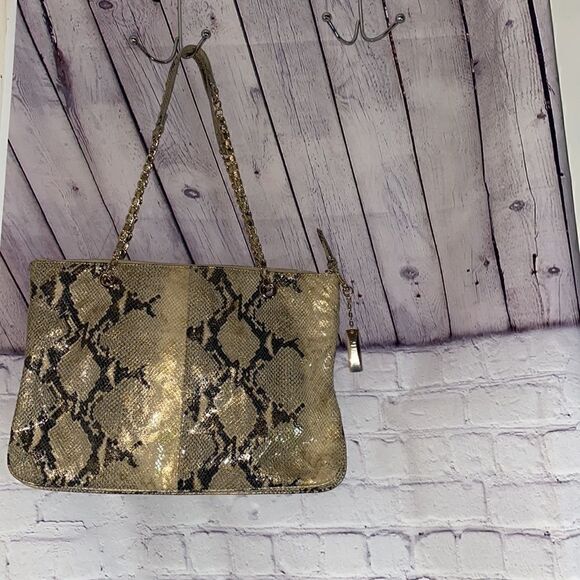 DKNY Gold Python Snakeskin Leather Purse *Sale* Bundle 2 purses for  $100 - Picture 2 of 7